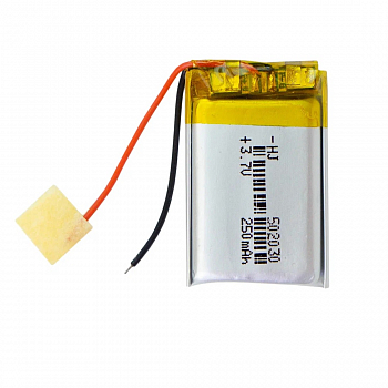 Аккумуляторная батарея Li-Pol (5x20x30мм), 2pin, 3.7В, 250мАч